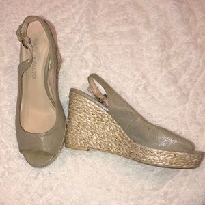 Franco Sarto Wedge Sling Back